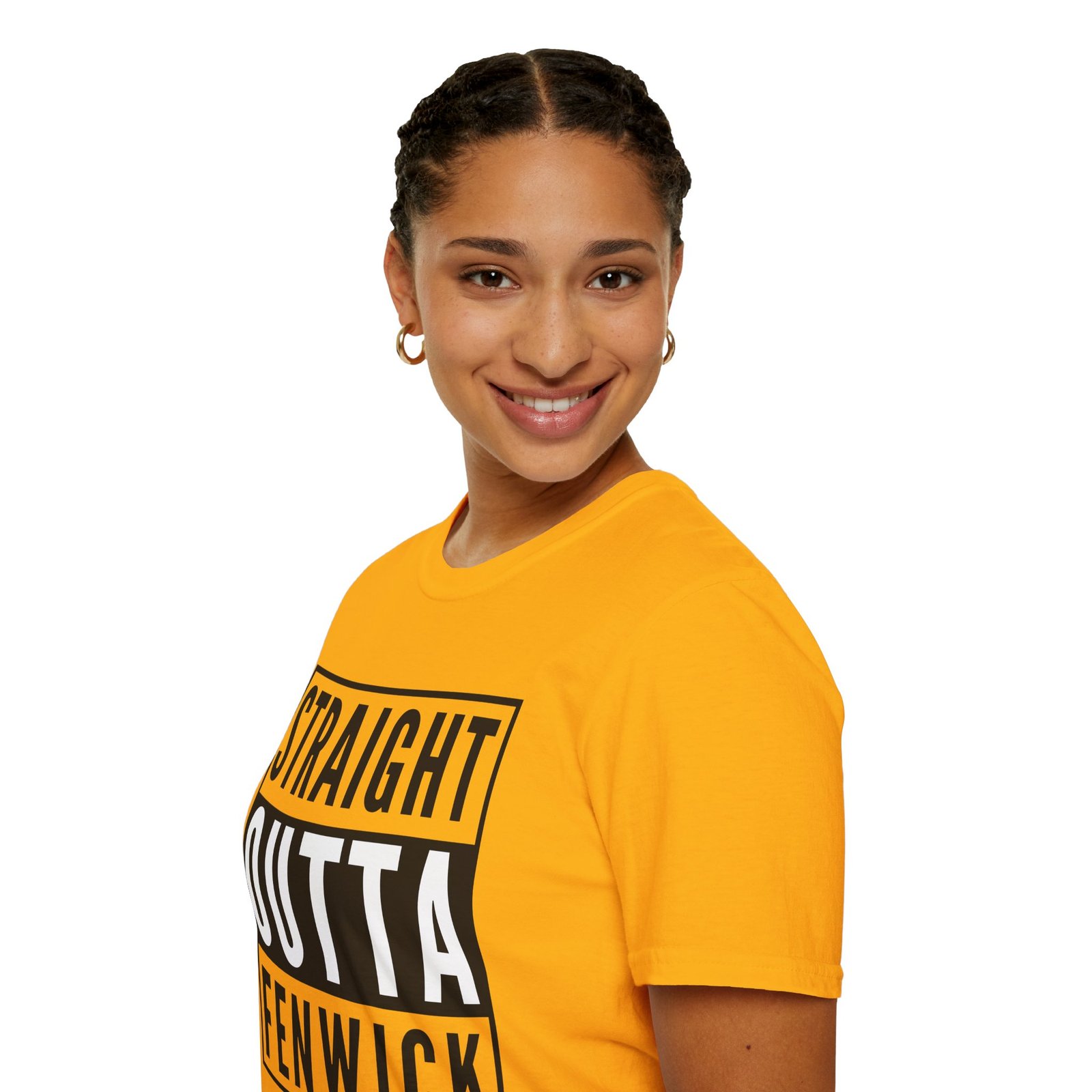 Straight Outta Fenwick Unisex Softstyle T-Shirt - Image 3