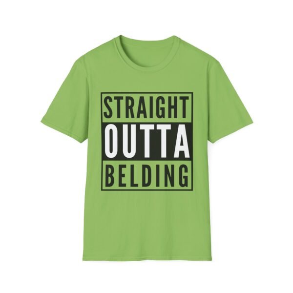Straight Outta Belding - Unisex Softstyle T-Shirt - Image 8