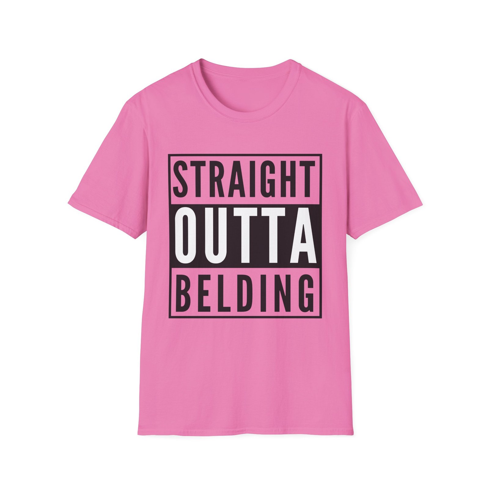 Straight Outta Belding - Unisex Softstyle T-Shirt - Image 14
