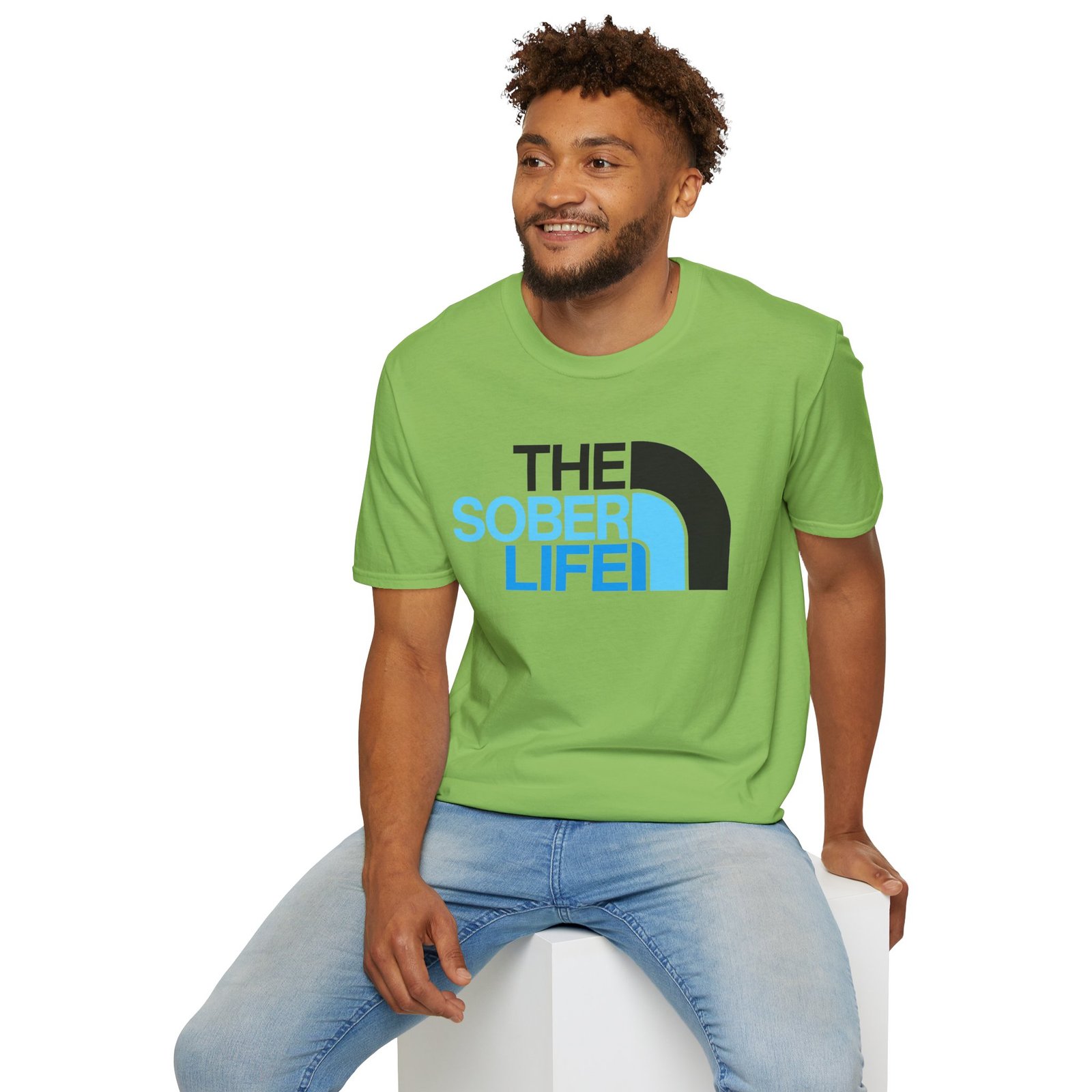 The Sober Life - Unisex Softstyle T-Shirt - Image 10