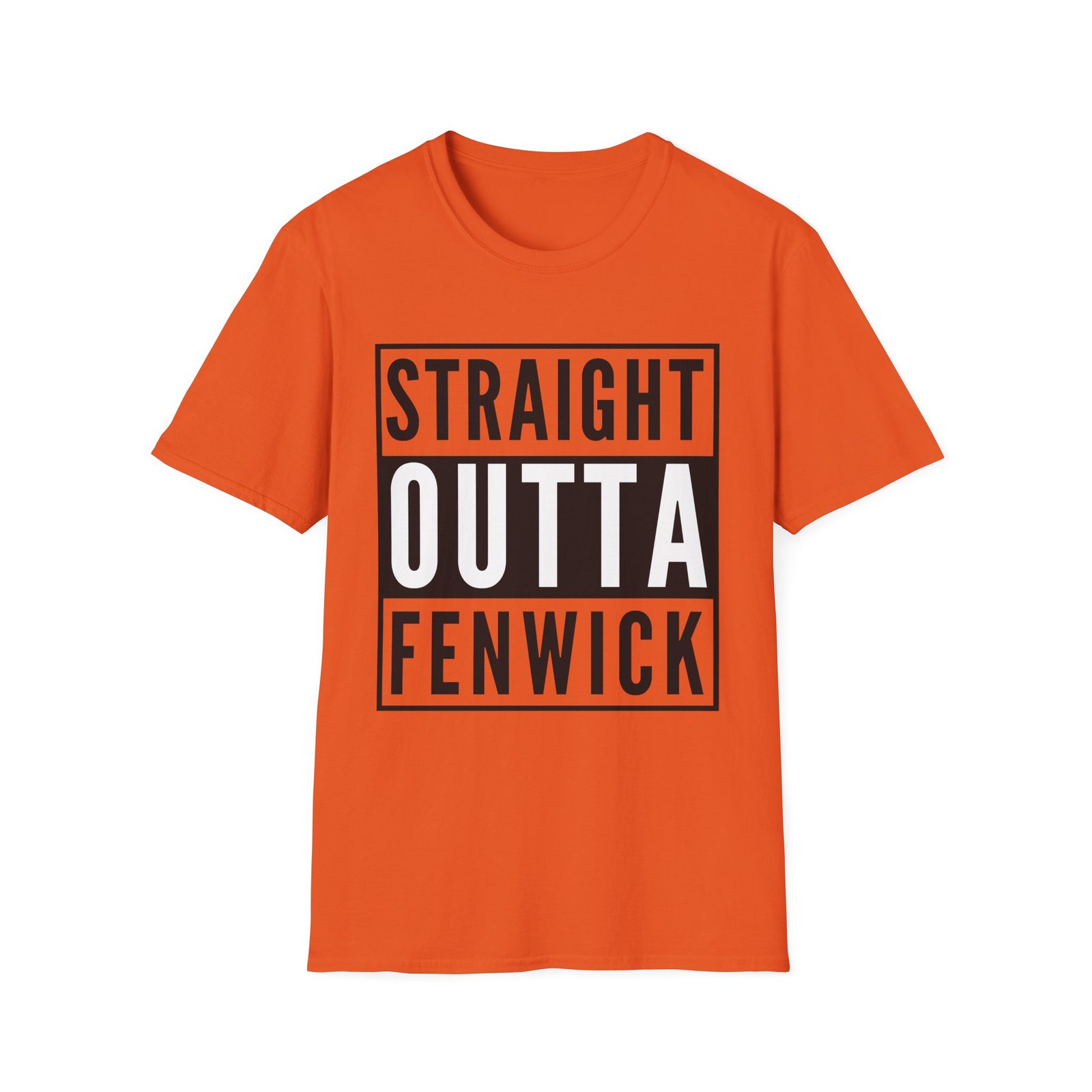 Straight Outta Fenwick Unisex Softstyle T-Shirt - Image 5