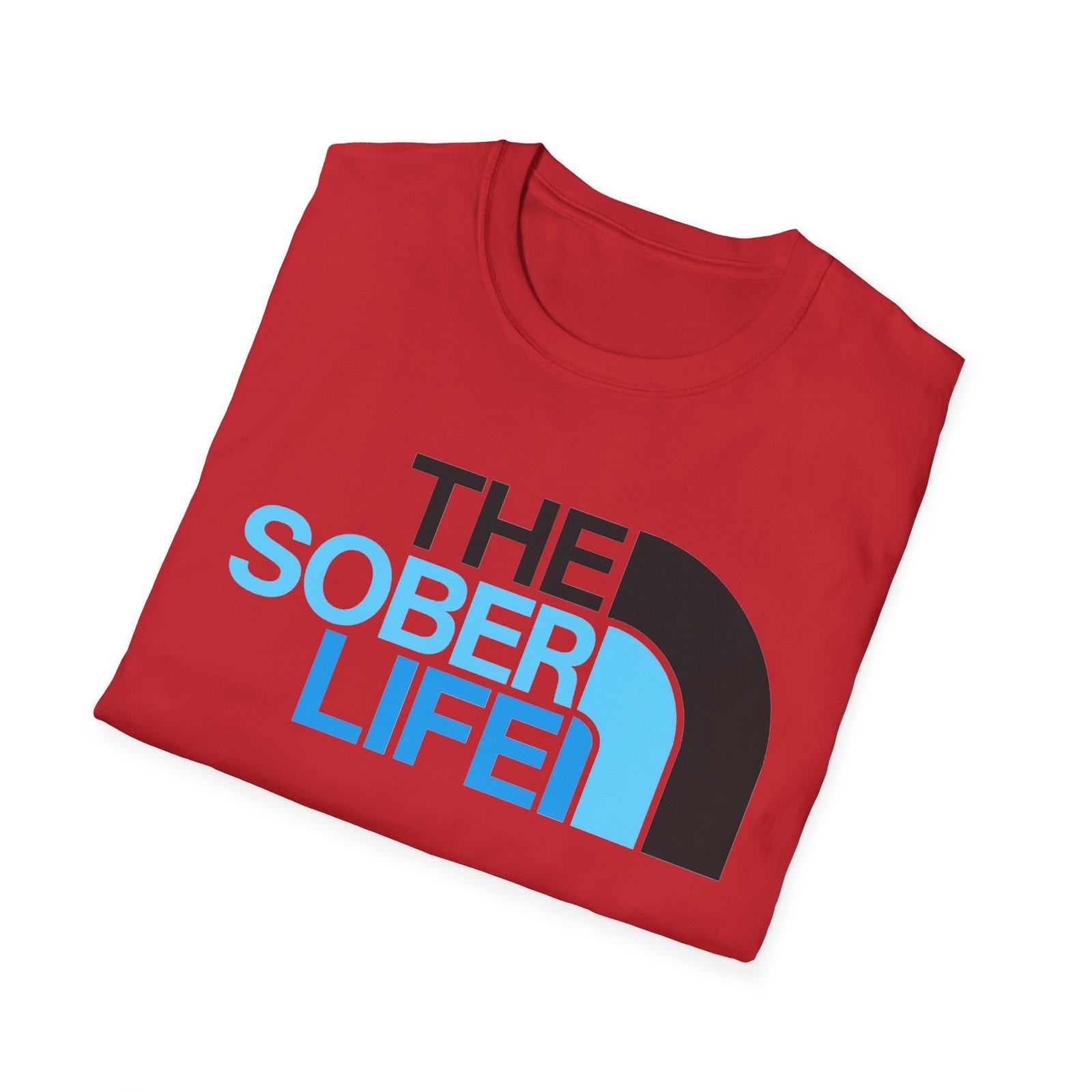 The Sober Life - Unisex Softstyle T-Shirt - Image 18