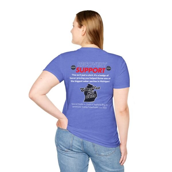 SoberFest Recovery T-Shirt | Recovery Support Shirt, Unisex Graphic Tee, Event Celebration Top, Alcohol Awareness Apparel - Image 4