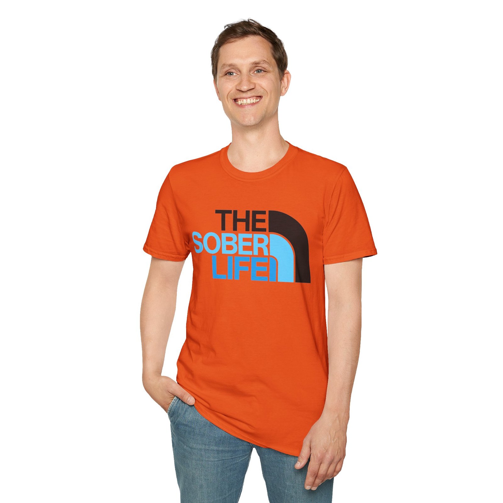 The Sober Life - Unisex Softstyle T-Shirt - Image 6