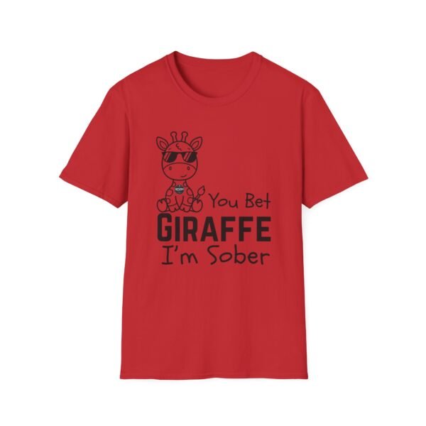 You Bet Giraffe I'm Sober T-Shirt, Funny Gift Tee, Unisex Joke Shirt, Animal Lover Apparel, Quirky Party Top - Image 16