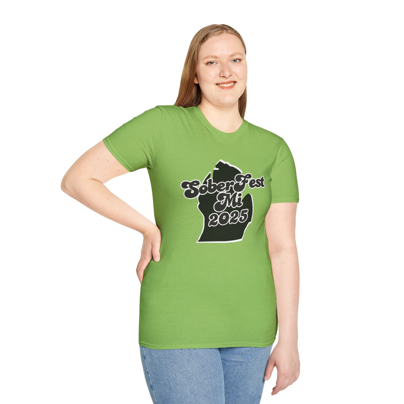 Sober Fest MI 2025 - Unisex Jersey Short Sleeve Tee - Image 3