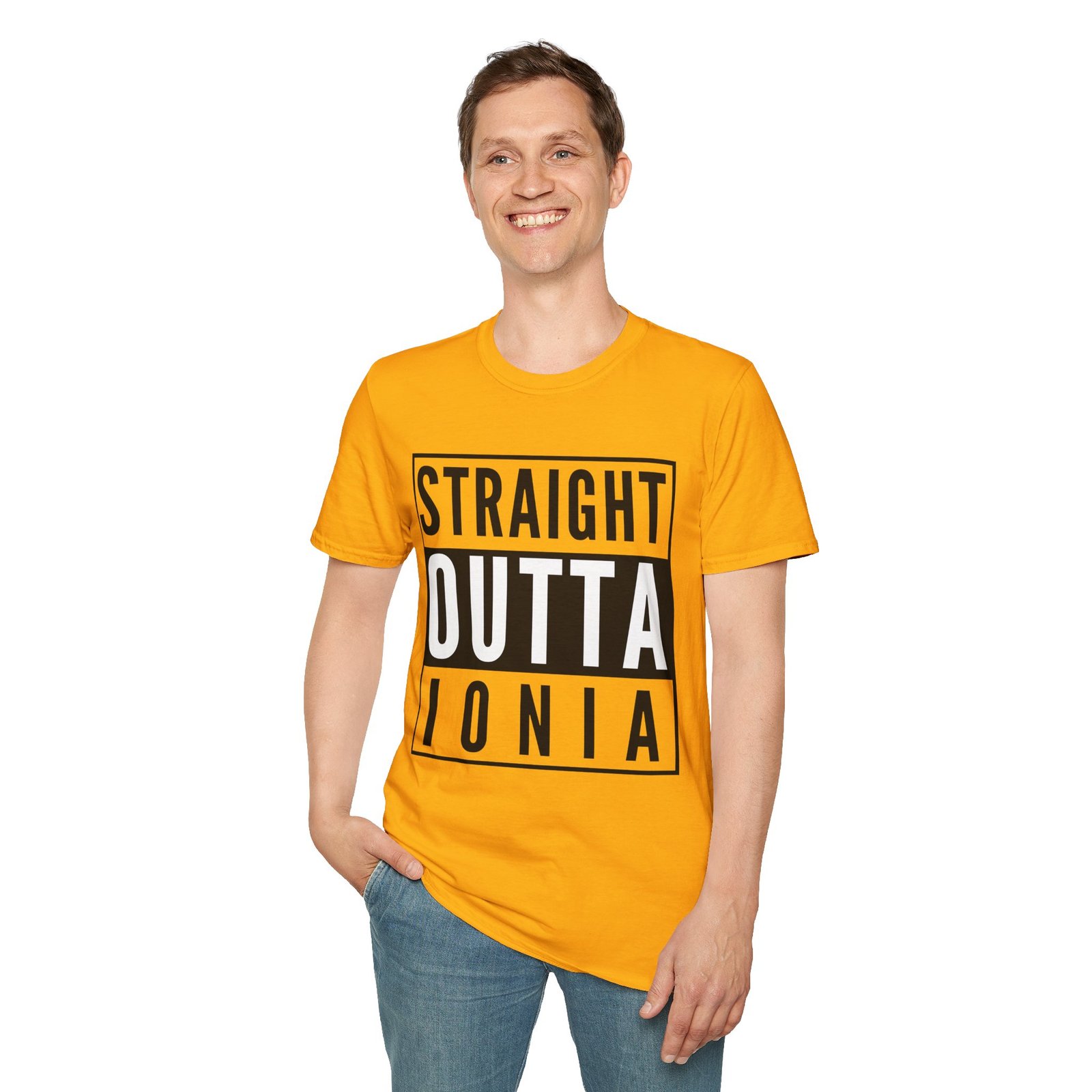 Straight Outta Ionia - Unisex Softstyle T-Shirt - Image 4