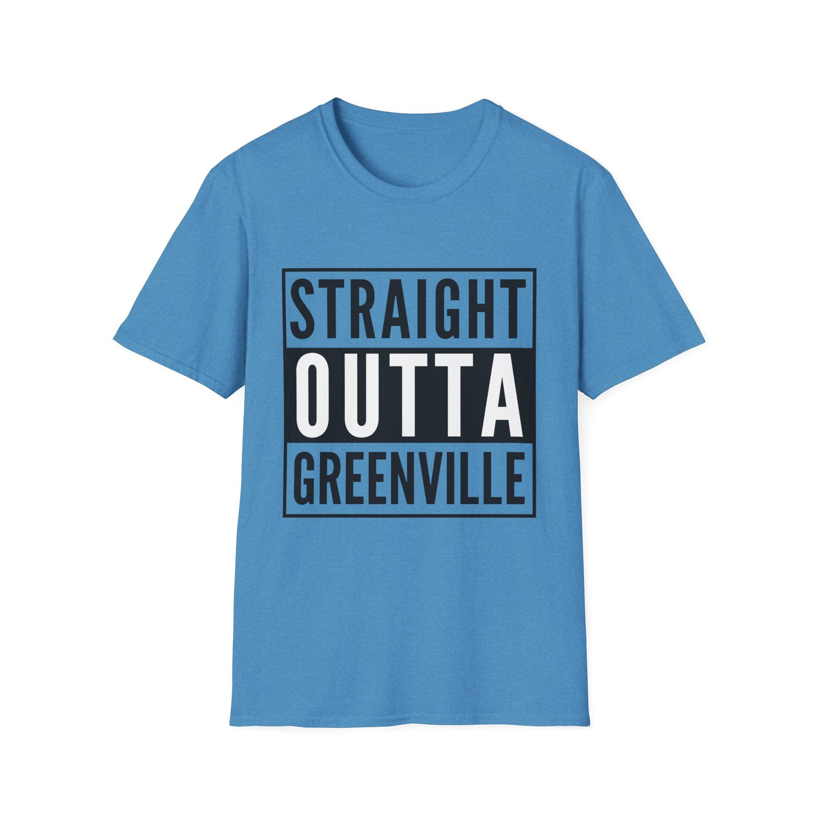 Straight Outta Greenville - Unisex Softstyle T-Shirt - Image 15