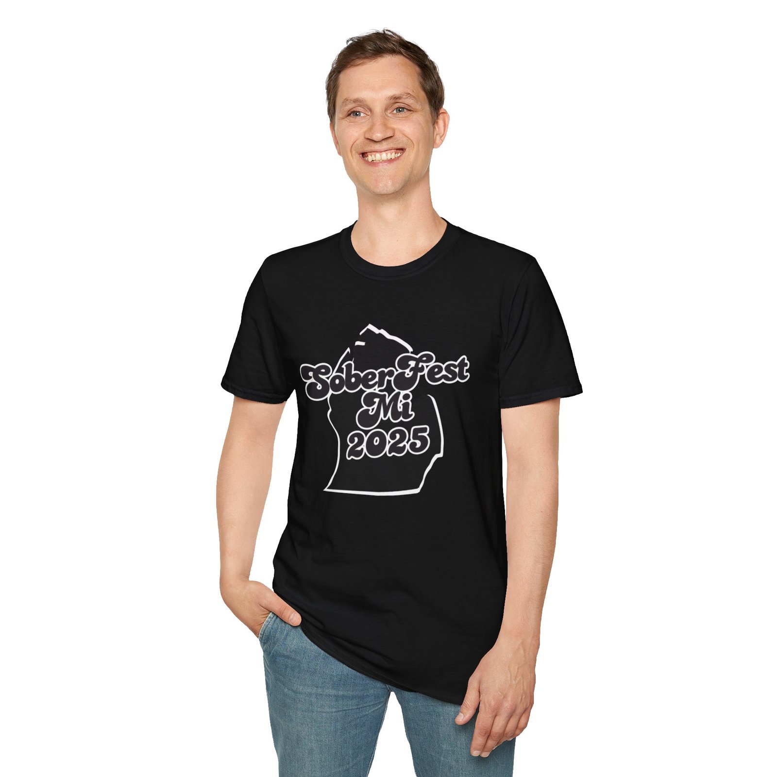 Sober Fest MI 2025 - Unisex Jersey Short Sleeve Tee - Image 9