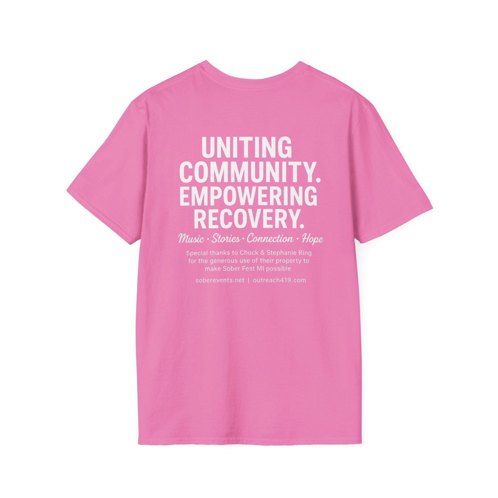 Sober Fest MI 2025 - Unisex Jersey Short Sleeve Tee - Image 24