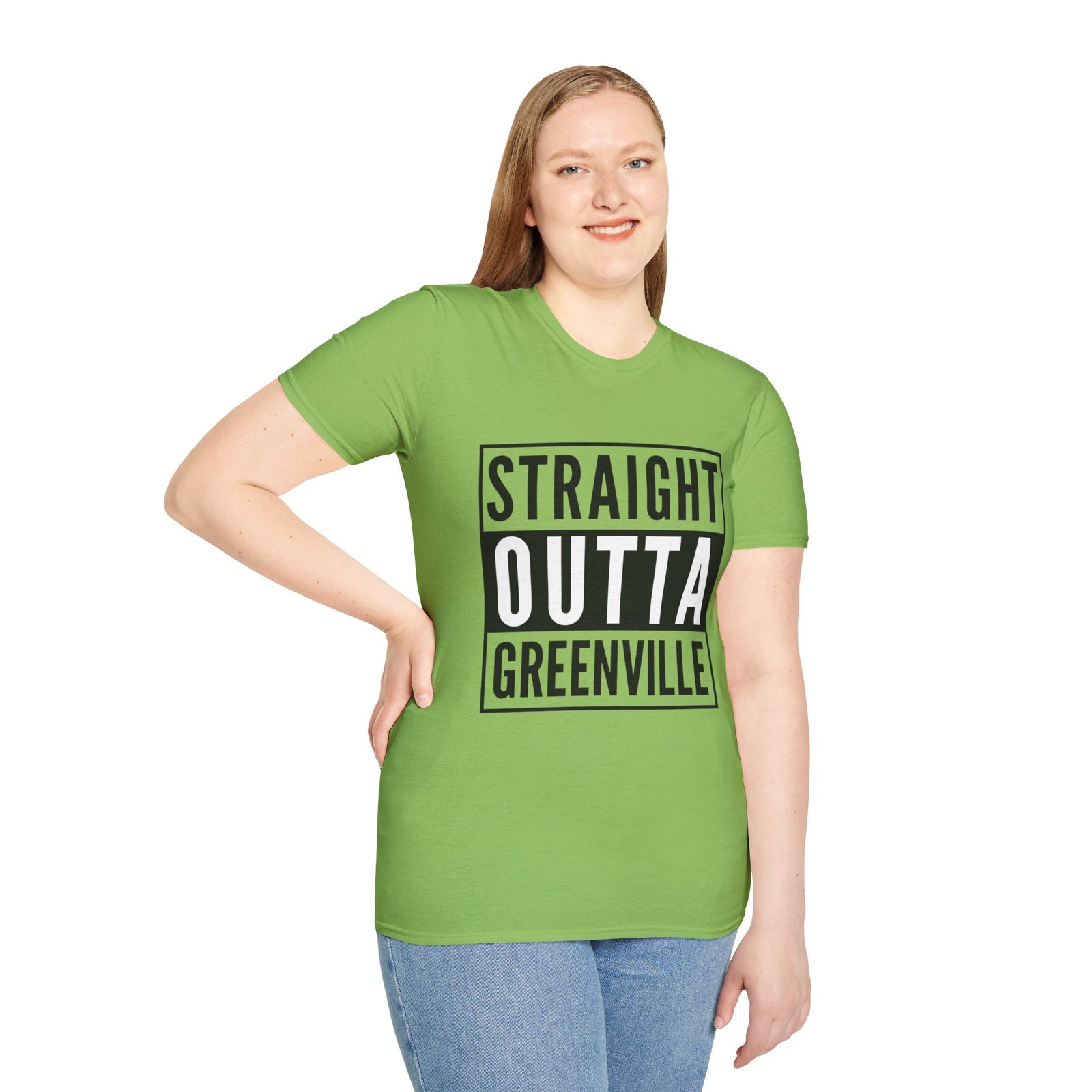 Straight Outta Greenville - Unisex Softstyle T-Shirt - Image 13