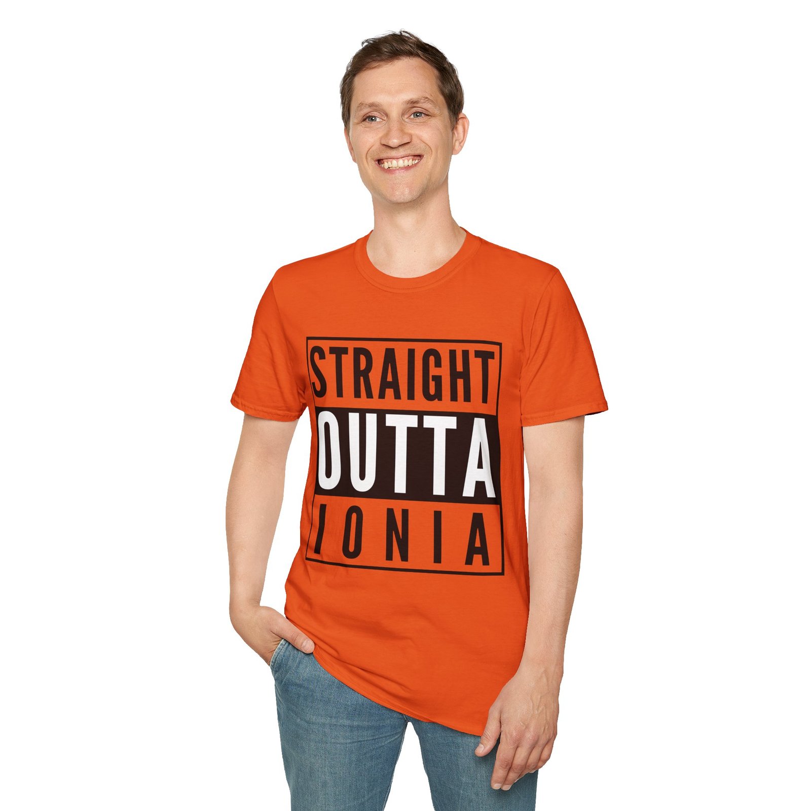 Straight Outta Ionia - Unisex Softstyle T-Shirt - Image 9