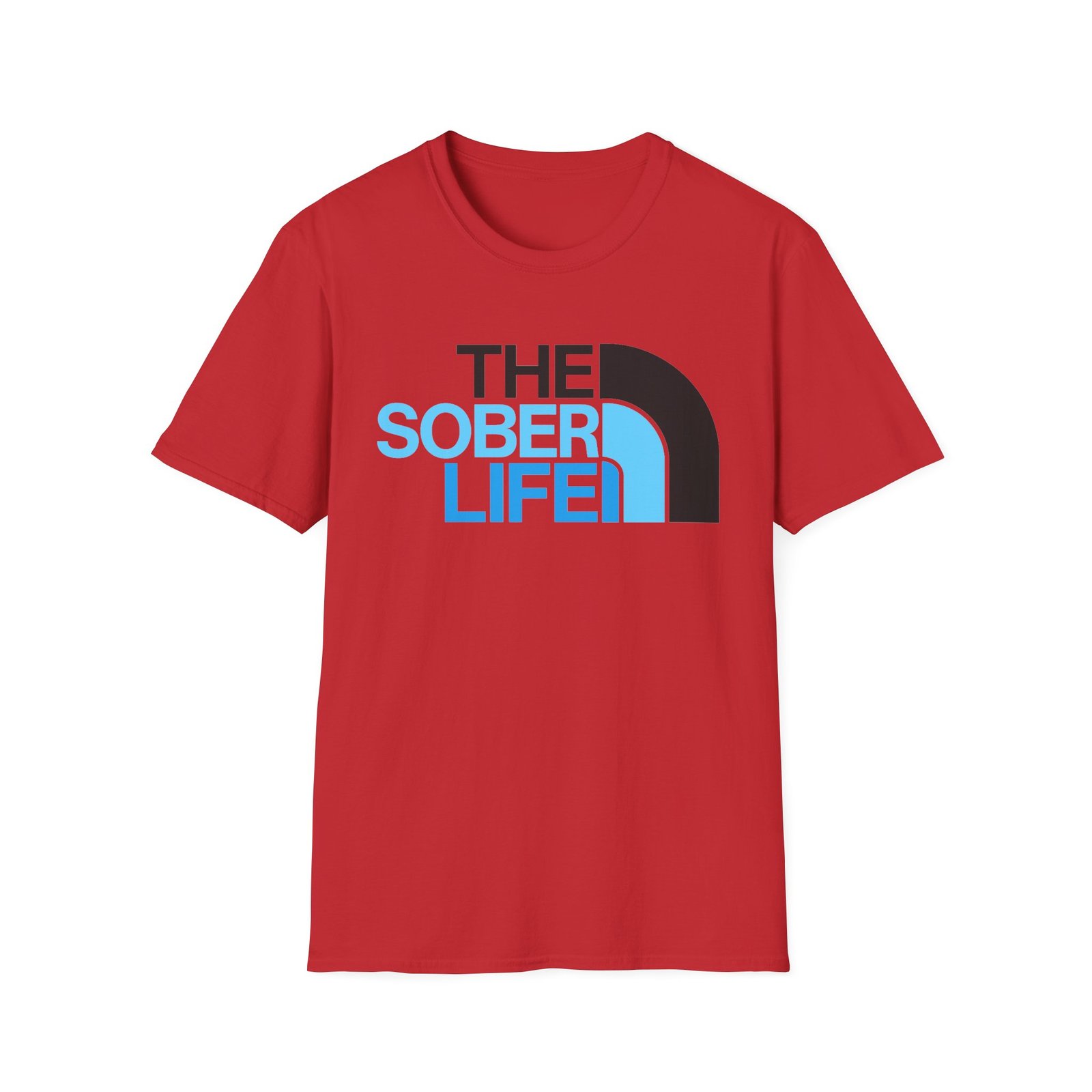 The Sober Life - Unisex Softstyle T-Shirt - Image 15