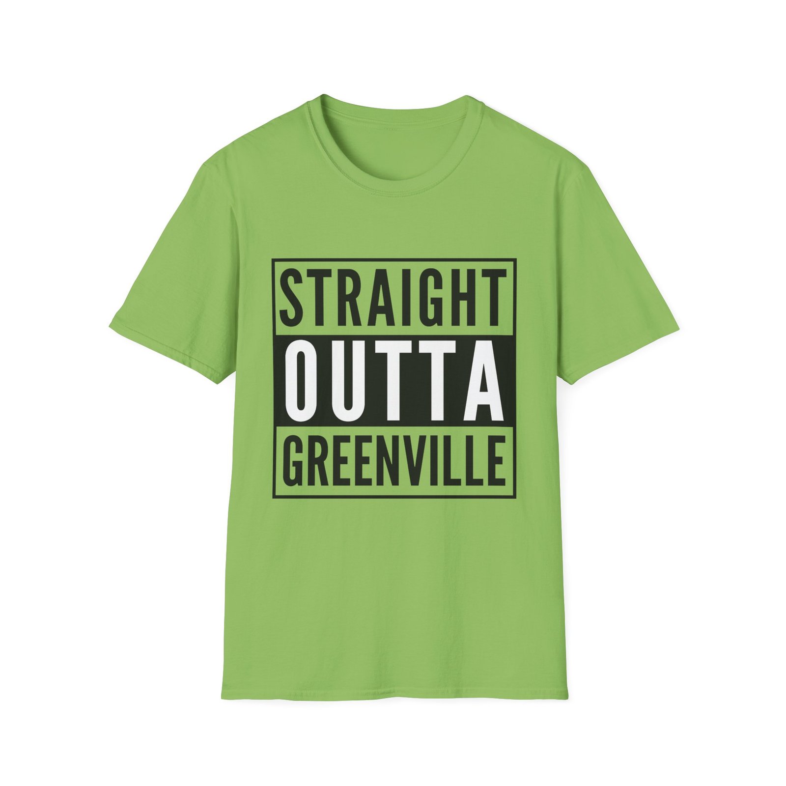 Straight Outta Greenville - Unisex Softstyle T-Shirt - Image 12