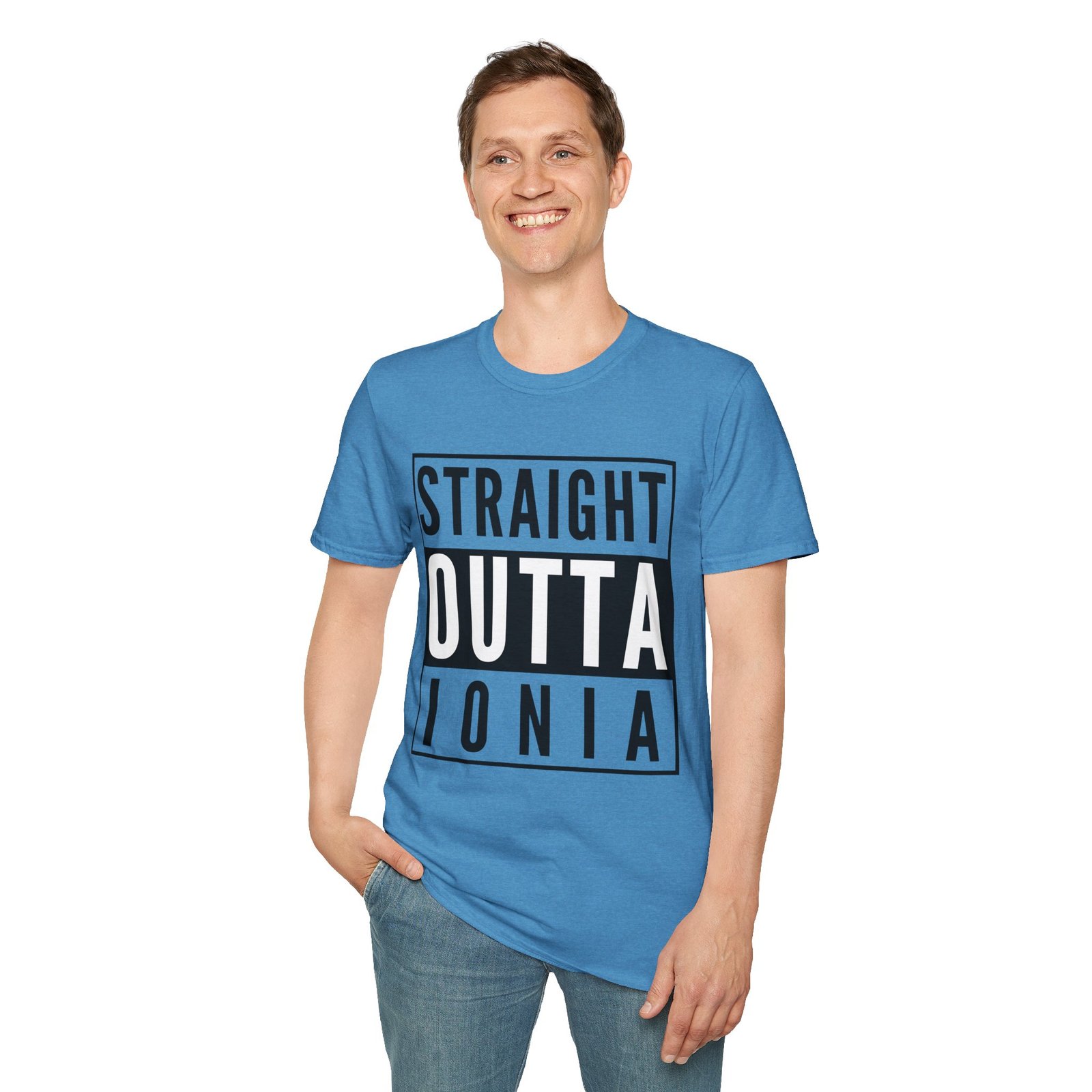 Straight Outta Ionia - Unisex Softstyle T-Shirt - Image 2