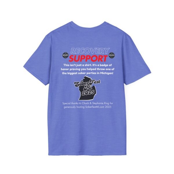 SoberFest Recovery T-Shirt | Recovery Support Shirt, Unisex Graphic Tee, Event Celebration Top, Alcohol Awareness Apparel - Image 3