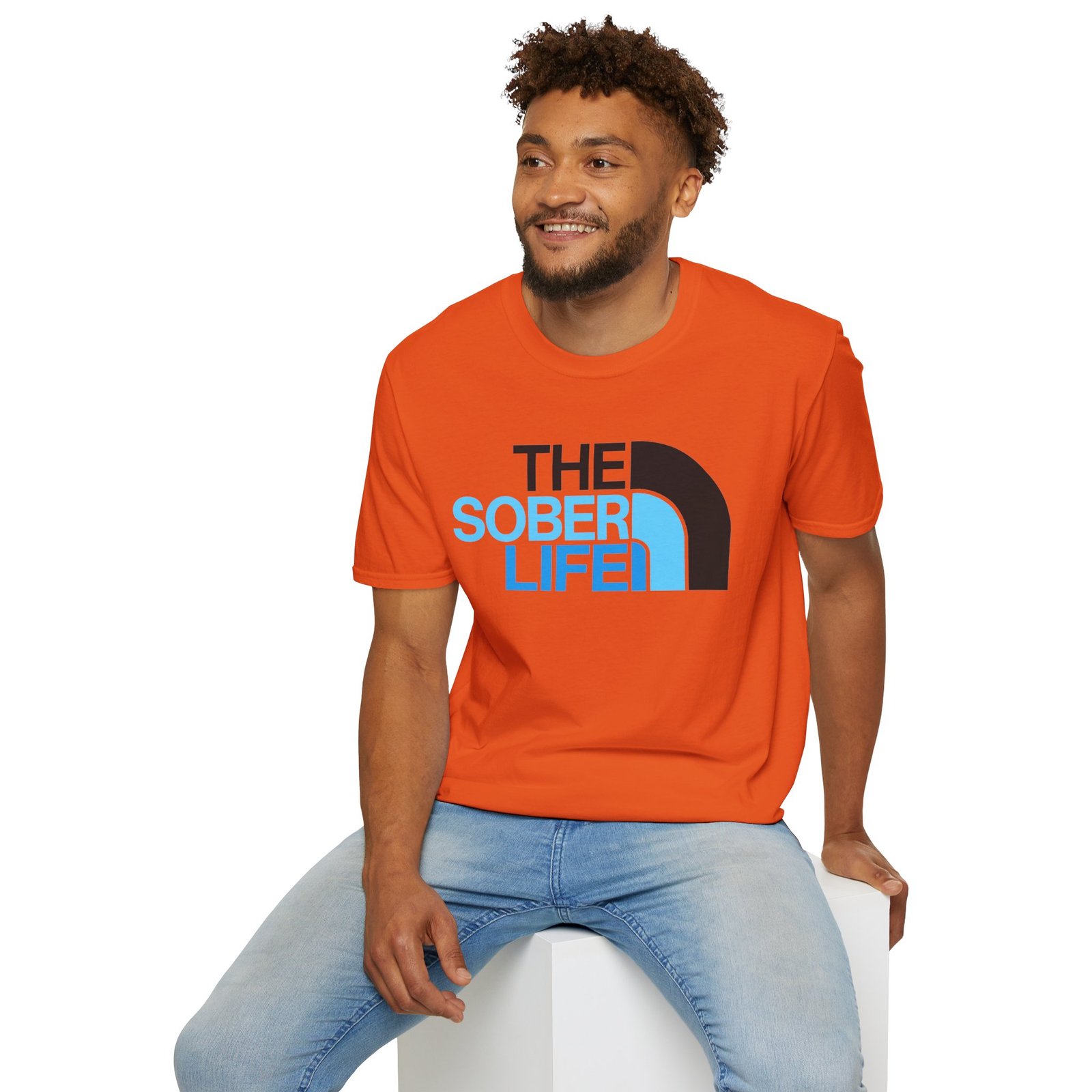 The Sober Life - Unisex Softstyle T-Shirt - Image 7
