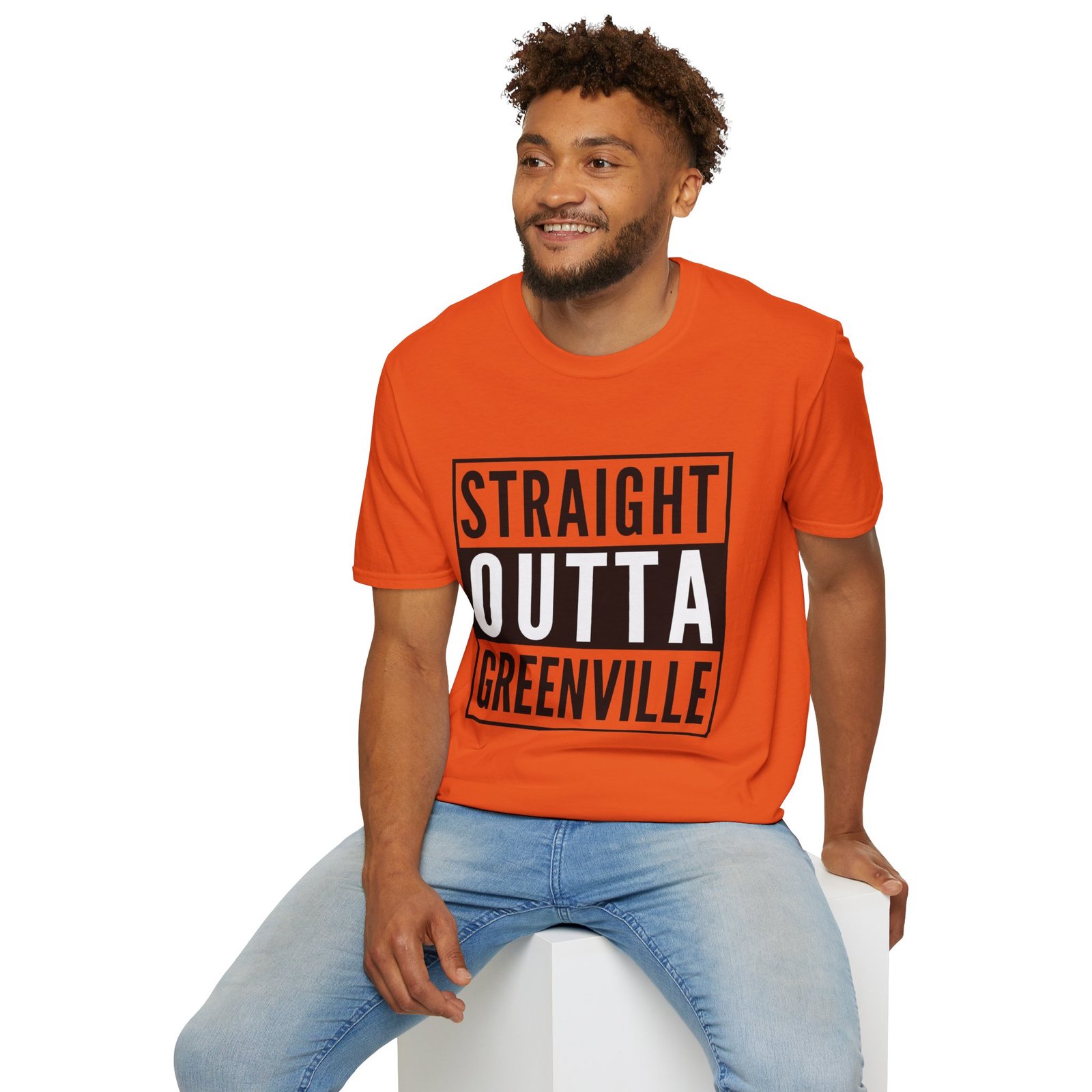 Straight Outta Greenville - Unisex Softstyle T-Shirt - Image 11