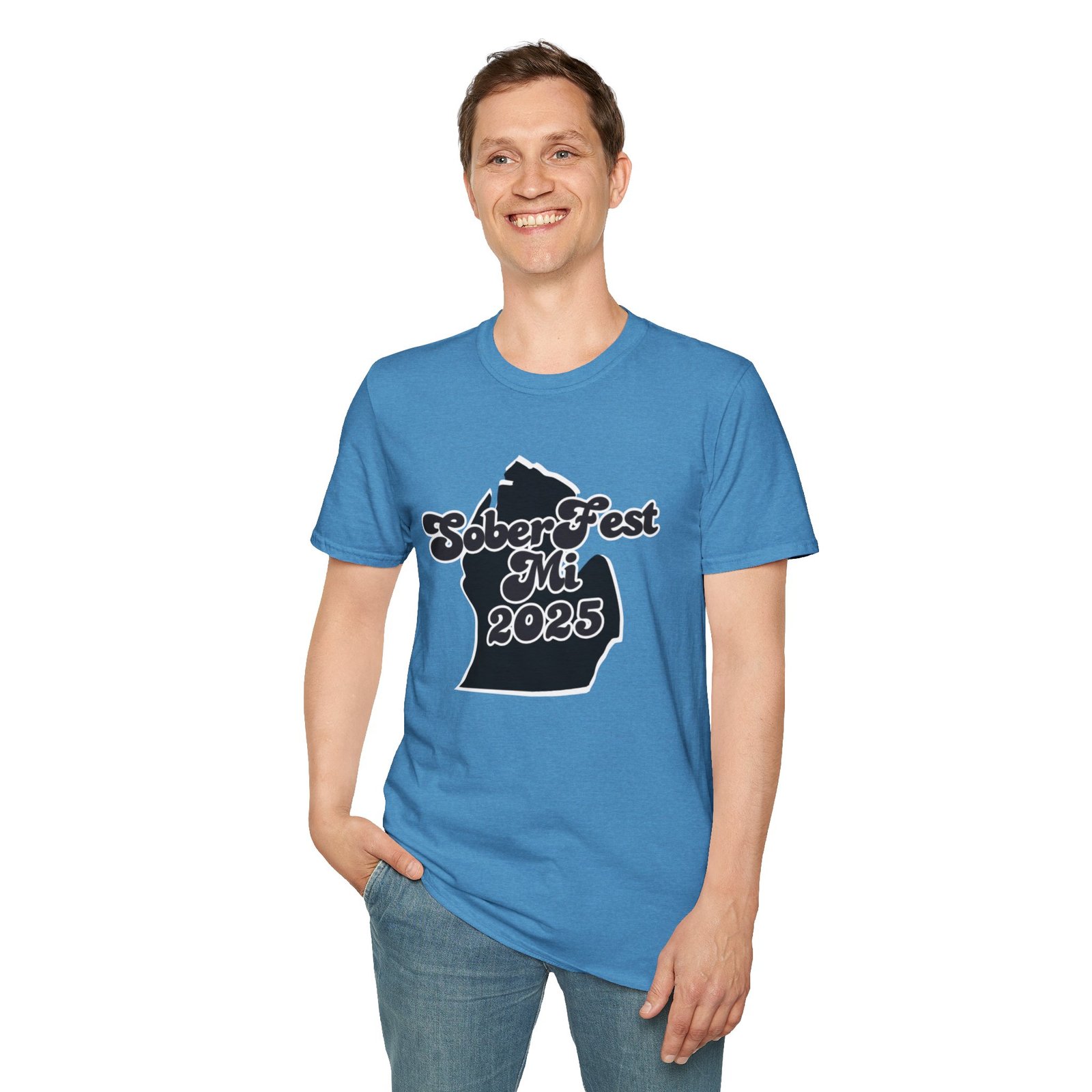 Sober Fest MI 2025 - Unisex Jersey Short Sleeve Tee - Image 11