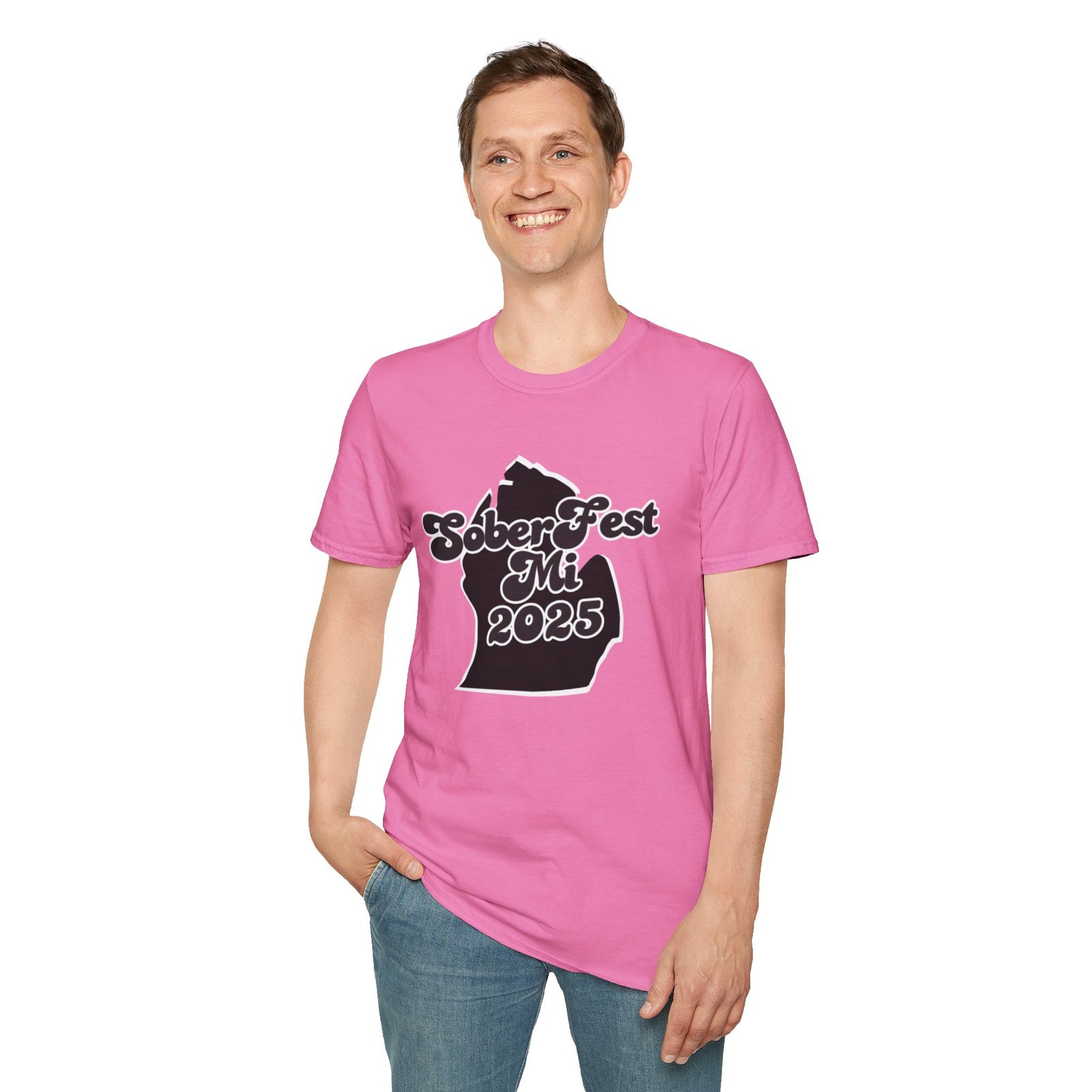 Sober Fest MI 2025 - Unisex Jersey Short Sleeve Tee - Image 27