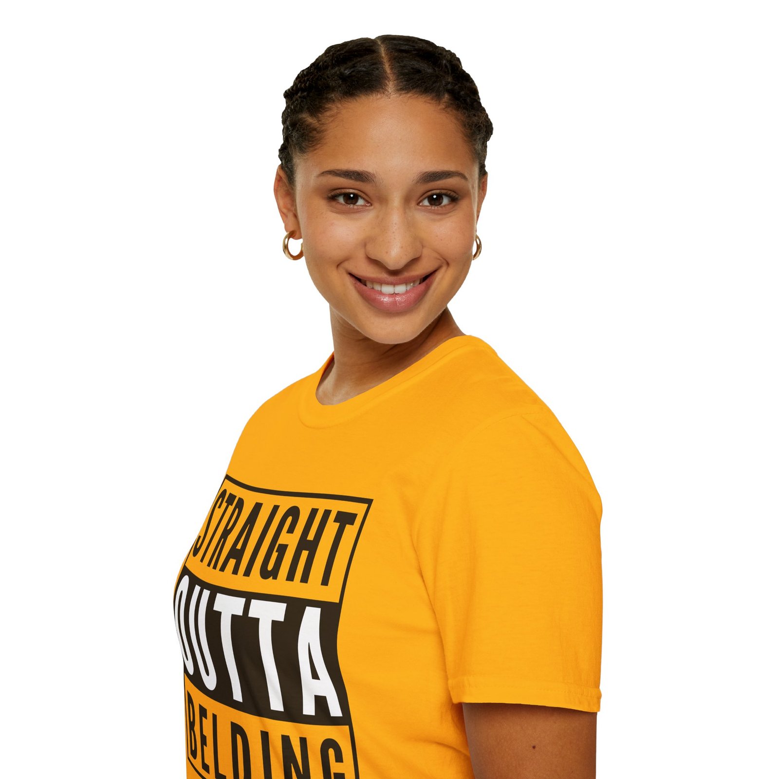 Straight Outta Belding - Unisex Softstyle T-Shirt - Image 3