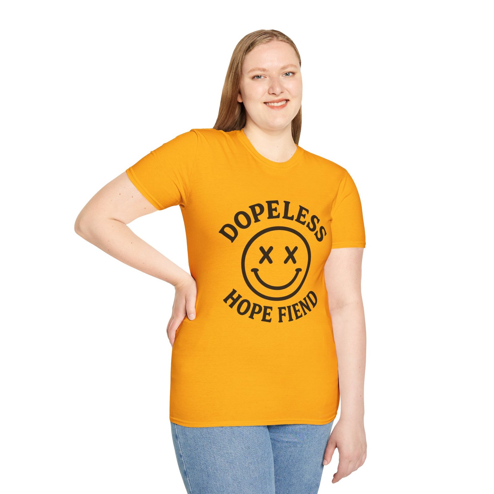 Dopeless Hope Fiend - Unisex Softstyle T-Shirt - Image 7