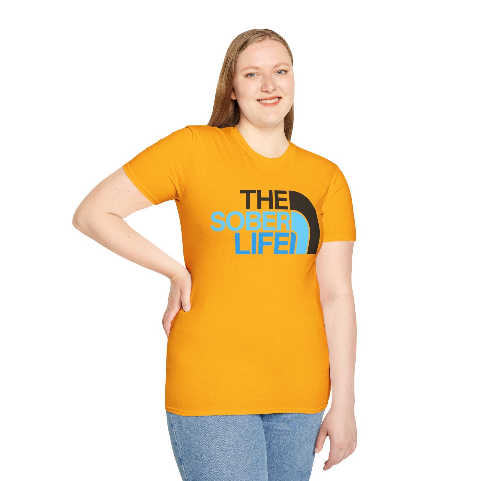 The Sober Life - Unisex Softstyle T-Shirt - Image 4