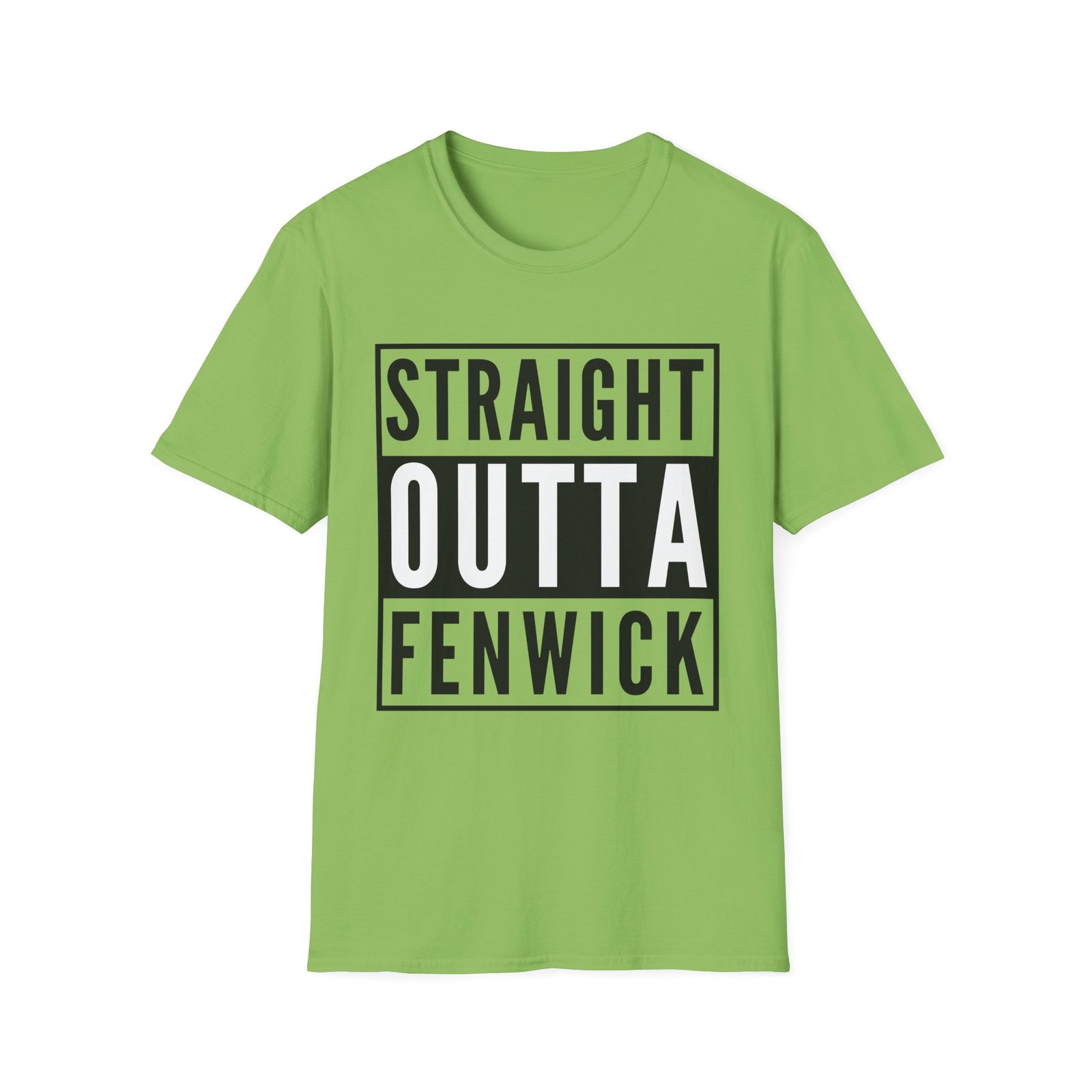 Straight Outta Fenwick Unisex Softstyle T-Shirt - Image 8
