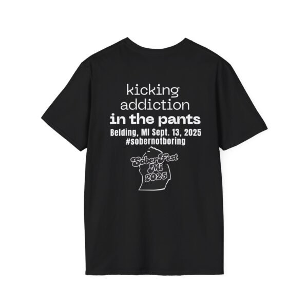 Sober Fest Kicking Addiction In The Pants T-shirt - Image 9