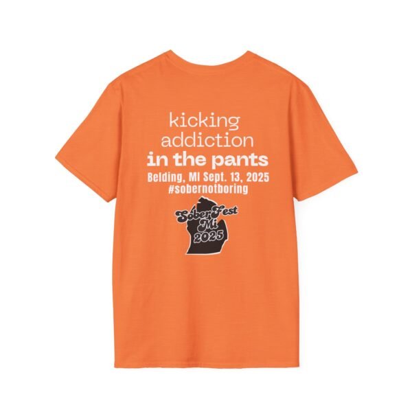 Sober Fest Kicking Addiction In The Pants T-shirt - Image 3