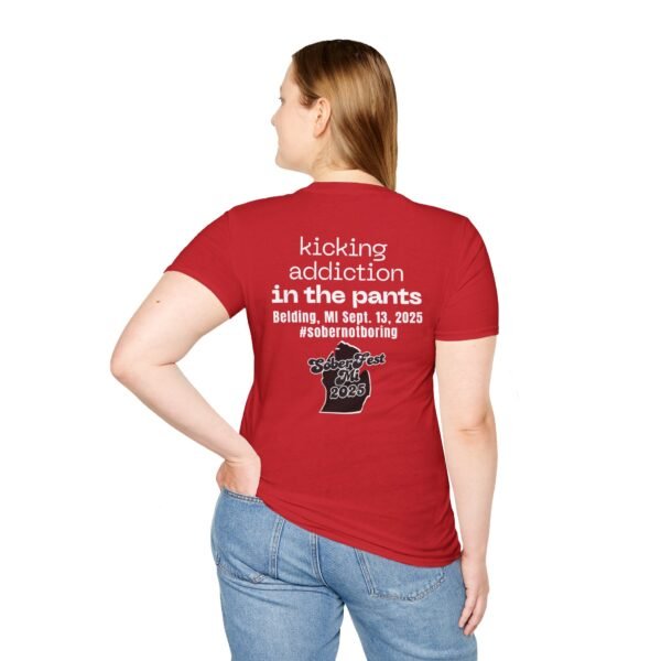 Sober Fest Kicking Addiction In The Pants T-shirt - Image 55