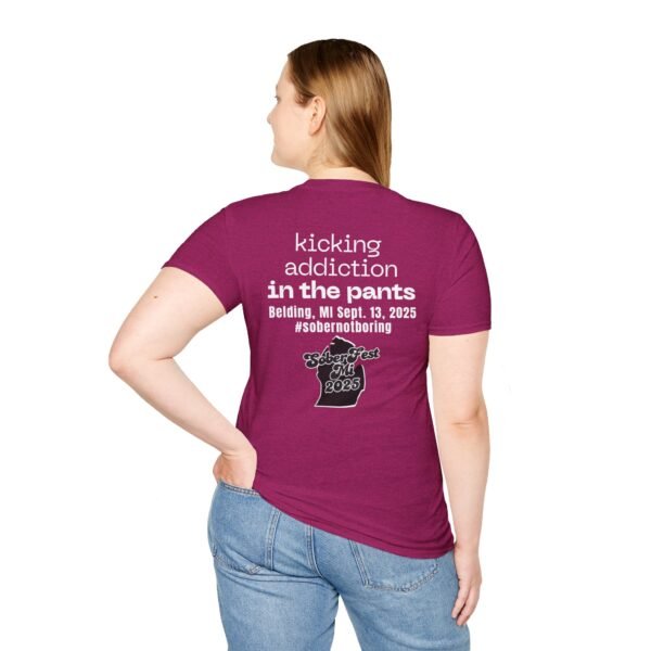 Sober Fest Kicking Addiction In The Pants T-shirt - Image 20