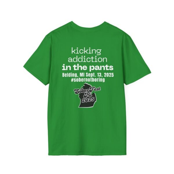 Sober Fest Kicking Addiction In The Pants T-shirt - Image 23
