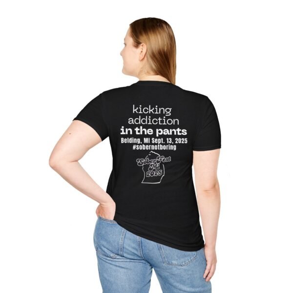 Sober Fest Kicking Addiction In The Pants T-shirt - Image 13