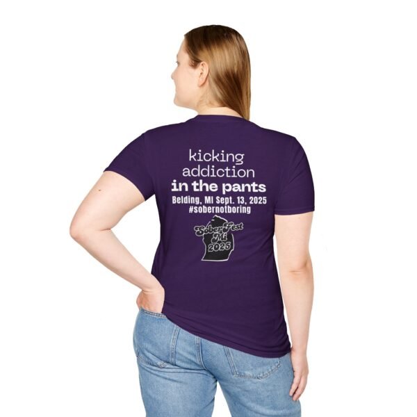 Sober Fest Kicking Addiction In The Pants T-shirt - Image 41