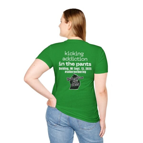 Sober Fest Kicking Addiction In The Pants T-shirt - Image 27