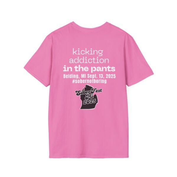 Sober Fest Kicking Addiction In The Pants T-shirt - Image 44